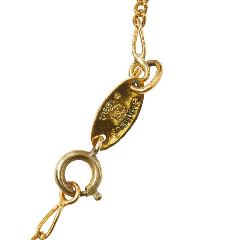CHANEL Authentic Vintage Gold Logo Necklace - Picture 5 of 7